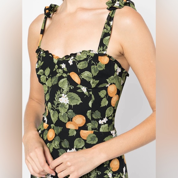 Reformation Christine Dress Clementine 4 - Picture 2 of 14